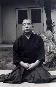 Shimizu Takaji (1896–1978), Shintō Musō-ryū's 25th unofficial headmaster and the art's leading personality during the 20th century