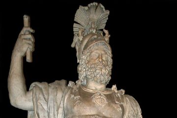 Mars is the god of war and also an agricultural guardian.